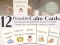 Calm Cards – Light Tan Skin Tone | Printable Emotional Regulation Toolkit for Kids | Single & Duo Pack