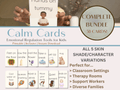 Calm Cards Complete Bundle – All 5 Skin Shades - Boy & Girl | Printable Emotional Regulation Tool for Kids - Love by Lamanna