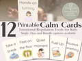 Calm Cards – Light Tan Skin Tone | Printable Emotional Regulation Toolkit for Kids | Single & Duo Pack - Love by Lamanna