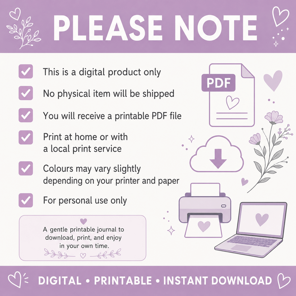 Printable Prayer, Reflection & Colouring Journal | Instant Download - Love by Lamanna